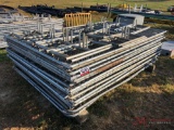 (20) 6x10 CHAIN LINK JOB SITE SAFTEY PANELS W/ STANDS