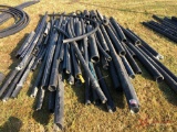 NUMEROUS VARIOUS SIZE/LENGTH HDPE BLACK CONDUIT PIPE