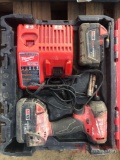 MILWAUKEE FUEL M18 IMPACT DRILL W/(2) BATTERIES, CHARGER AND CASE