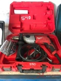 MILWAUKEE ELECTRIC DRILL W/CASE