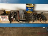 NUMEROUS SCREW DRIVERS, WRENCHES, CHISELS, SOCKETS TORQUE WRENCH