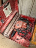 HILTI ELECTRIC POWERED HAMMER DRILL W/CARRY CASE