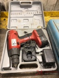 18V CORDLESS DRILL W/BATTERY, CHARGER AND CASE