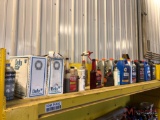 CONTENTS OF SHELF, GREASE, ANTIFREEZE, ENGINE ADDITIVES