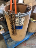 BIN OF TIRE TOOLS, MANUAL CHAIN BREAKER