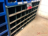 FASTENAL BIN WITH CONTENTS OF NUT, BOLT AND FITTINGS