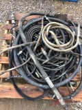 PALLET OF NUMEROUS VARIOUS HYDRAULIC HOSES