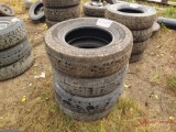 (4) HERCULES ALL TERRAIN 245/75R17 USED TIRES