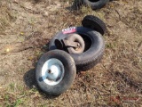 (4) SMALL USED TIRES