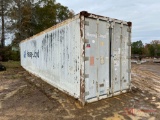 40' REFFER UNIT BOX W/ CONTENTS, MISC TRUCK PIECES, PARTS, HOSE REEL, PTO PUMPS, DISMANTLED ENGINE