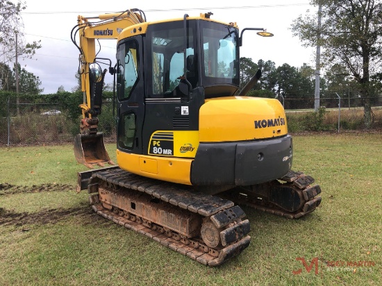 2013 KOMATSU PC80MR-3 HYDRAULIC EXCAVATOR