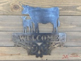 COW/CALF WELCOME SIGN