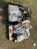 PALLET OF VARIOUS NEW LAWNMOWER, WEED EATER, CHAIN SAW PARTS