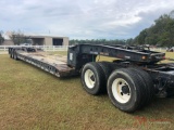 1992 TRAIL KING TK100HDG-523 3 AXLE RGN TRAILER