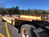 HOMEMADE FIXED NECK LOWBOY TRAILER