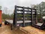 1999 CUSTOM, 48' FLAT BED TRAILER, STEEL FRAME, WOOD DECK, LANDING GEAR, SPRING RIDE, 11R24.5