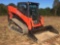 2018 KUBOTA SVL 95-2S MULIT TERRAIN LOADER, ENCLOSED CAB, HEAT, A/C, AUX HYD, HYD COUPLER 80