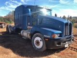 KENWORTH T600B TRUCK TRACTOR, AEROCAB SLEEPER, CUMMINS N14 DIESEL ENGINE, 10 SPD TRANS, 976,156