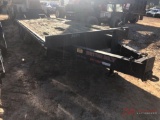 1994 BETTER BILT 9 TON TAG TRAILER, DUAL WHEEL TANDEM AXLE, 18' DECK, 5' DOVETAIL, 5' FLIP OVER