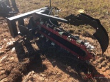 NEW TRENCHER ATTACHMENT SKID STEER QUICK ATTACH