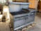 GARLAND GAS 6 BURNER STOVE WITH FLAT TOP AND DOUBLE OVEN