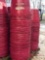 (39) 200 LB RED FEED DRUMS