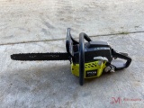 RYOBI RY3716 CHAIN SAW, GAS POWERED ENGINE, 16