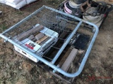 PALLET OF MISC TOOLS, 4' GATE