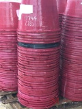 (33) 200 LB RED FEED DRUMS