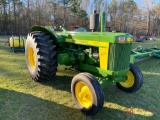 JD 830 TRACTOR, DIESEL ENGINE, POWER STEERING, 540 PTO, REAR REMOTE HYD, 23.1-26 REAR RUBBER,