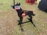 NEW STEEL COYOTE SHOOTING TARGET WITH HEART FLAPPER