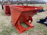 NEW 2 CUBIC YARD SELF DUMPING HOPPER WITH FORK POCKETS