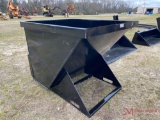 NEW 2 CUBIC YARD TRASH HOPPER (SKID STEER MOUNT)