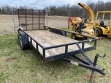 2009 TOP LINE 6X16 UTILITY TRAILER