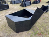 NEW 3/4 CUBIC YARD SKID STEER CONCRETE PLACEMENT BUCKET