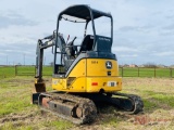 2007 JOHN DEERE 35D MINI EXCAVATOR