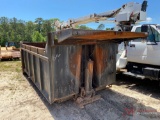 16' METAL DUMP BED WITH HYDRAULIC CYLINDER