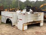 TRUCK SERVICE BED WITH LIFTMOORE CRANE