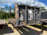 1977 40' FRUEHAUF FLATBED TRAILER