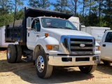 2008 FORD F750 SUPER DUTY SINGLE AXLE DUMP TRUCK