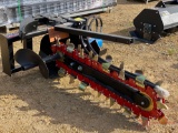 NEW SKID STEER TRENCHER ATTACH.