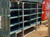 1 NEW 10' X 5' HOT GALVANIZED CORRAL PANEL WITH LOCKING PINS, WITH WALK THRU GATE