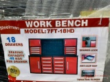 NEW 18 DRAWER WORKBENCH MODEL 7FT-18HD