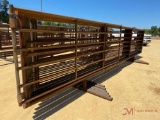 (1) FREE STANDING 24' 8 BAR PANEL W/ 12' SWING GATE