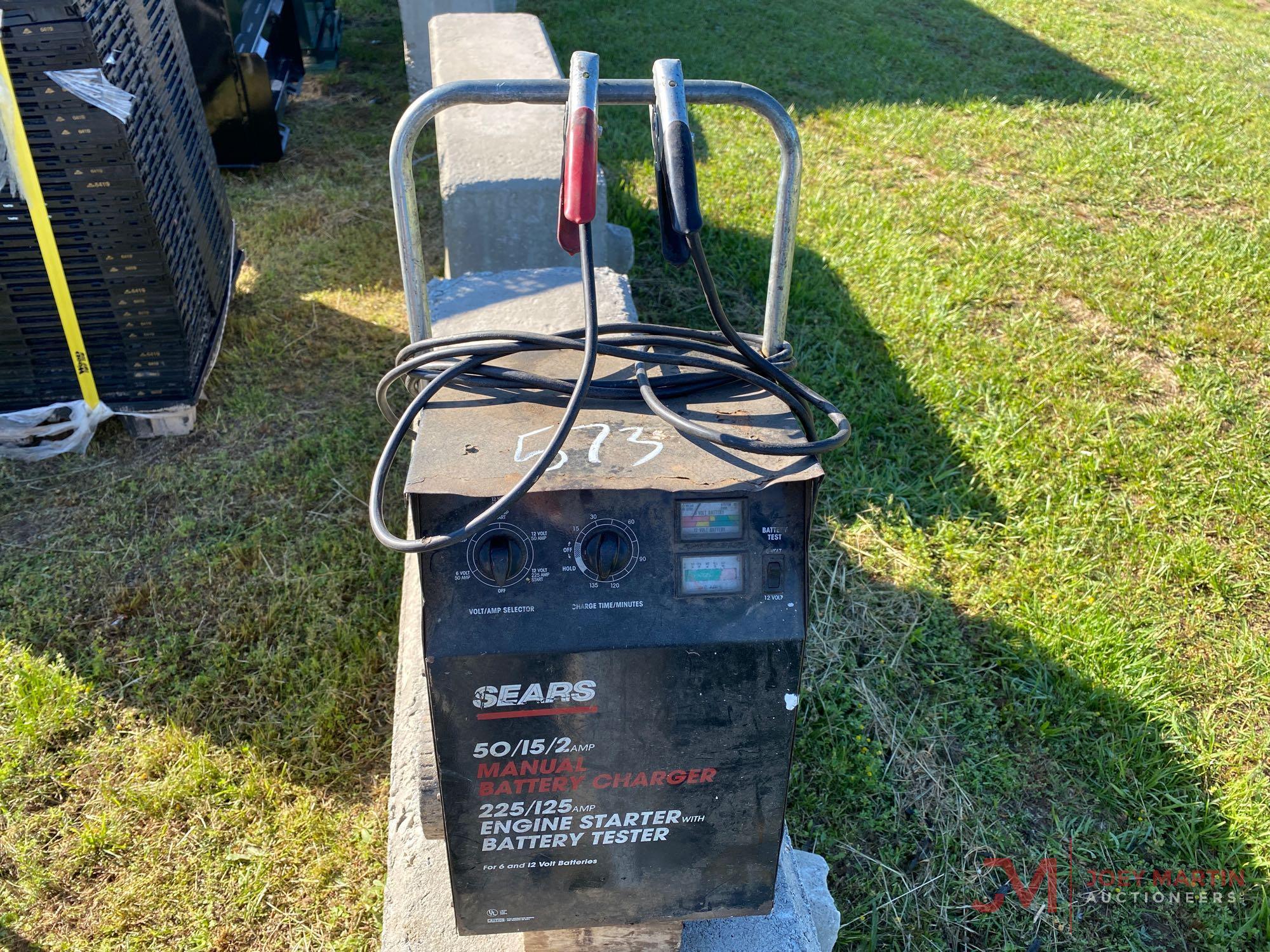 Battery charger sears deals