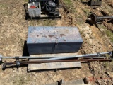 METAL STORAGE BOX AND ADJUSTABLE LOAD STABILIZER POLES