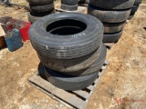 4 ASSORTED TRUCK TIRES