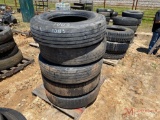 5 ASSORTED TRUCK TIRES