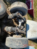 SEMI LIFT AXLE WITH WHEELS, TIRES, AND AIR BAGS