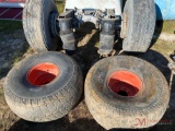 2 TRACTOR WHEELS AND TIRES (22.5 LL X 16.1 R-9)